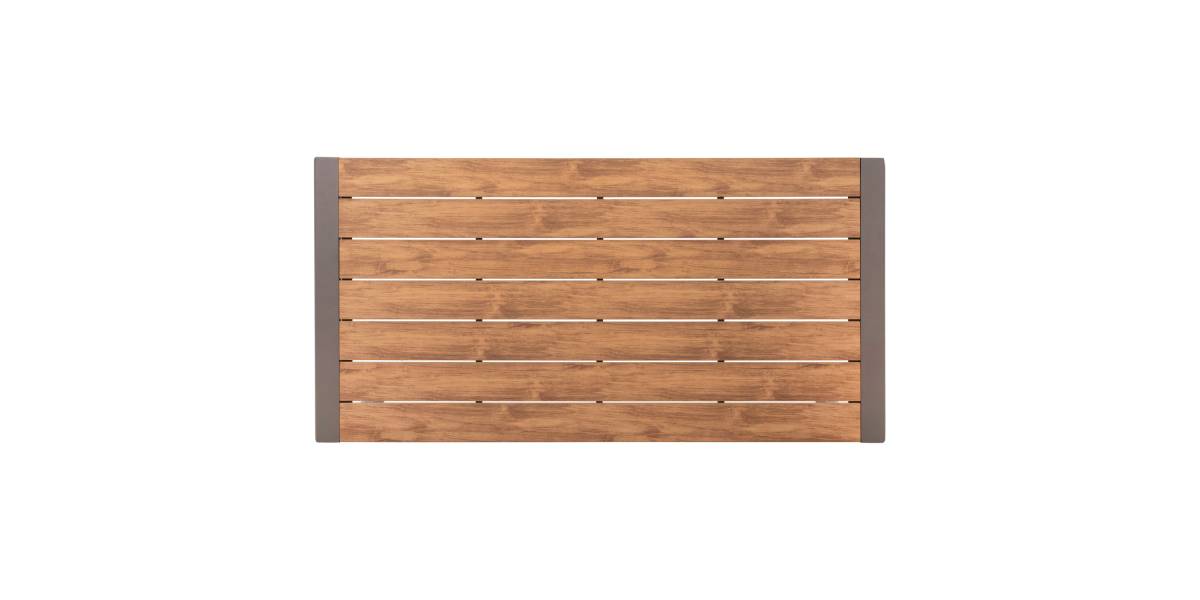 ΤΡΑΠΕΖΙ ΕΞΩΤ.ΧΩΡΟΥ GOYA HM6059.04 ΑΛΟΥΜΙΝΙΟ ΣΑΜΠΑΝΙ & POLYWOOD 160X80Χ75Υεκ.