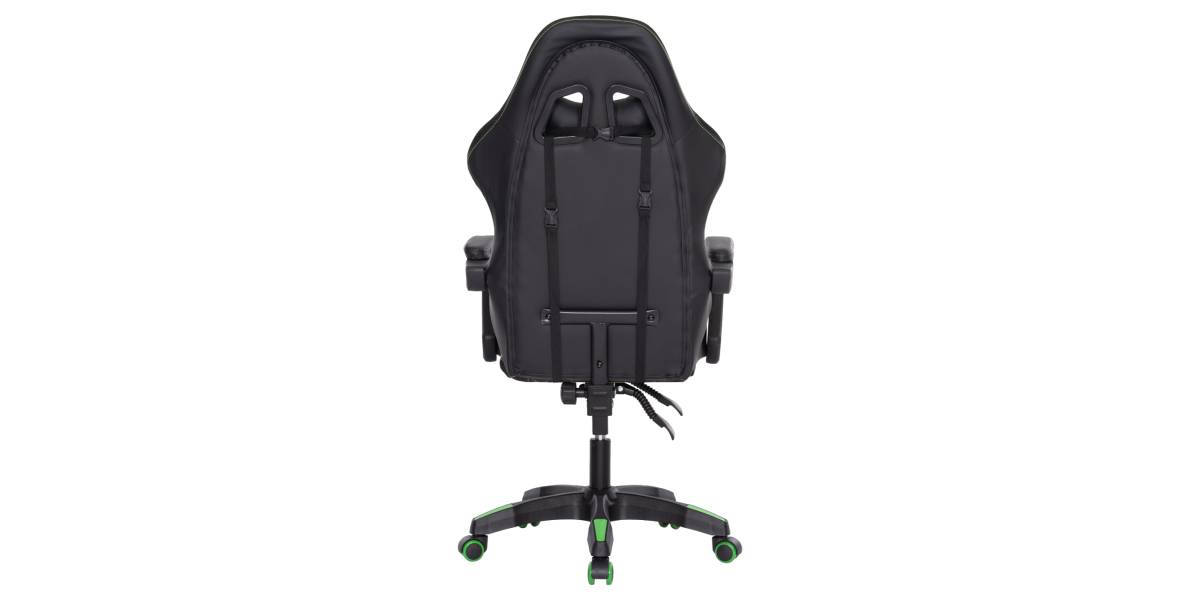 ΠΟΛΥΘΡΟΝΑ GAMING LOOT HM1204 ΜΑΥΡΟ-ΠΡΑΣΙΝΟ PVC 60x60x120Υεκ.