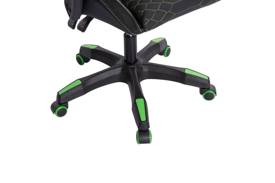 ΠΟΛΥΘΡΟΝΑ GAMING LOOT HM1204 ΜΑΥΡΟ-ΠΡΑΣΙΝΟ PVC 60x60x120Υεκ.