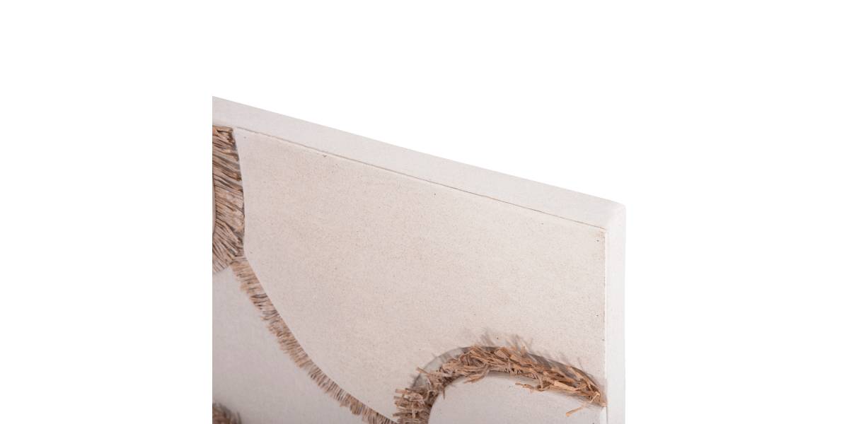 ΠΙΝΑΚΑΣ ΟΡΘΟΓΩΝΙΟΣ ΣΕΙΡΑ SANTORINI HM4532 MDF ΥΠΟΛΕΥΚΟ ΧΡΩΜΑ-ΔΙΑΚΟΣΜΗΣΗ ΜΠΕΖ 60x4,5(πάχος)x80Υεκ.