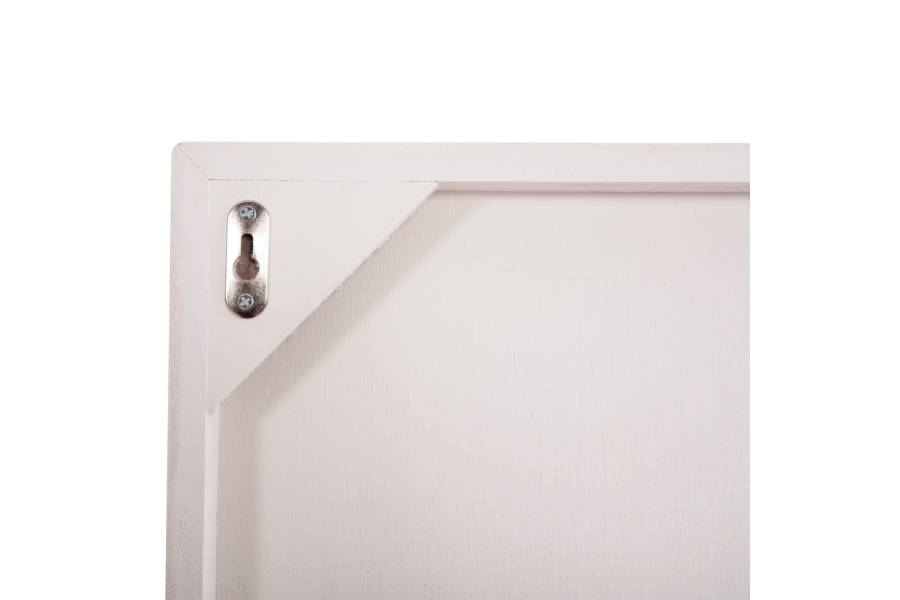 ΠΙΝΑΚΑΣ ΟΡΘΟΓΩΝΙΟΣ ΣΕΙΡΑ SANTORINI HM4532 MDF ΥΠΟΛΕΥΚΟ ΧΡΩΜΑ-ΔΙΑΚΟΣΜΗΣΗ ΜΠΕΖ 60x4,5(πάχος)x80Υεκ.