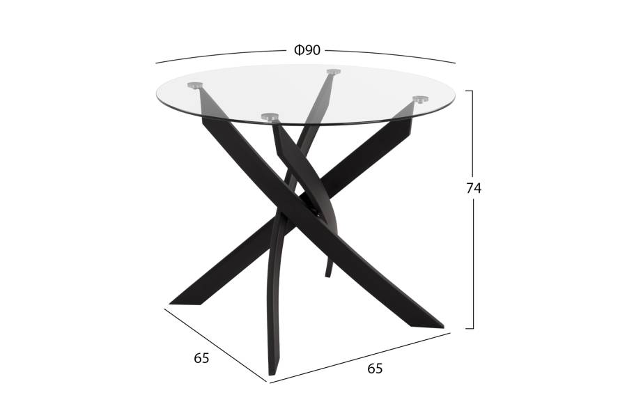 ΣΕΤ ΤΡΑΠΕΖΑΡΙΑΣ 5ΤΜΧ LADY HM21199.01 ΓΥΑΛΙ--ΜΕΤΑΛΛΟ ΣΕ ΜΑΥΡΟ & ΒΕΛΟΥΔΟ ΓΚΡΙ