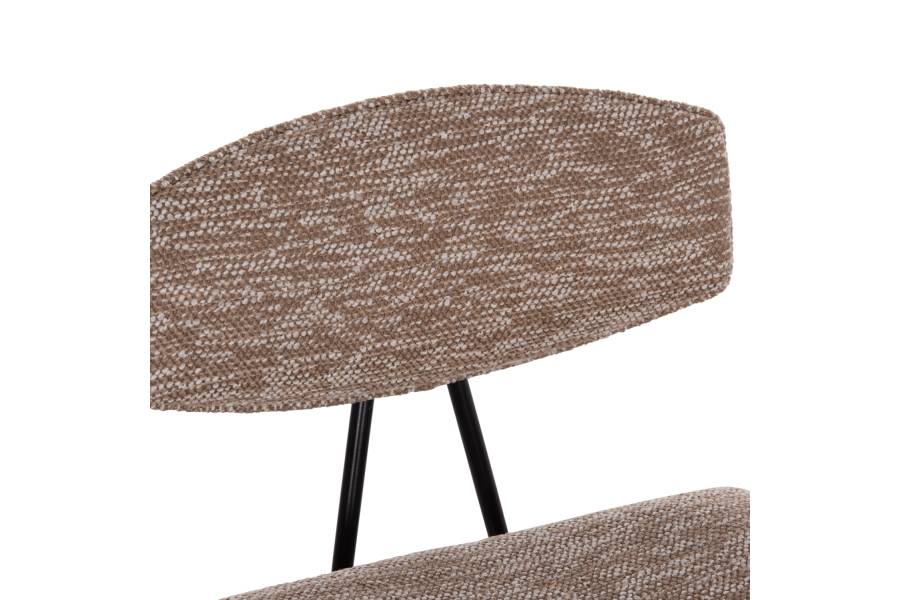 ΣΚΑΜΠΟ ΜΠΑΡ ΜΕΣ.ΥΨΟΥΣ INOVER HM9984.01 PLYWOOD ΣΕ WHITEWASH-ΚΑΦΕ ΥΦΑΣΜΑ 50x48x90Υεκ.