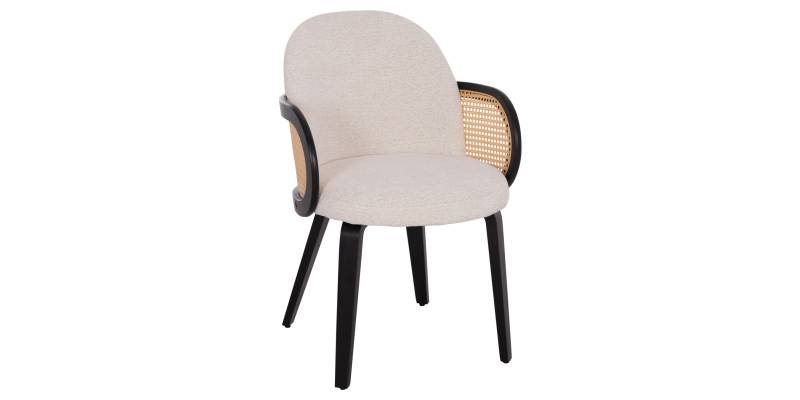 ΠΟΛΥΘΡΟΝΑ ΤΡΑΠΕΖΑΡΙΑΣ BECKER HM18246.02 PLYWOOD ΜΑΥΡΟ--ΕΚΡΟΥ ΥΦΑΣΜΑ 54x62x79Υεκ.