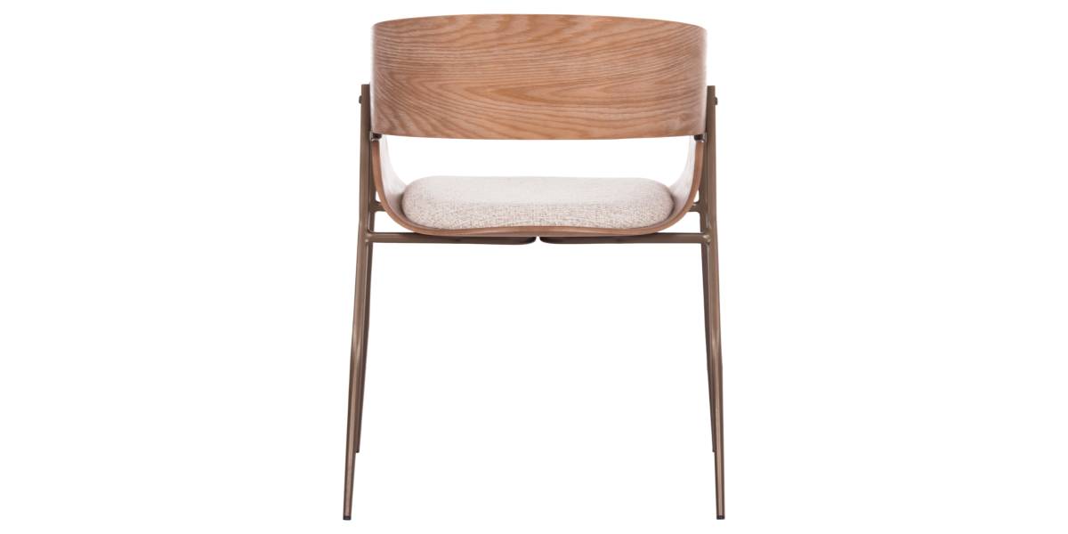 ΠΟΛΥΘΡΟΝΑ KRILL HM18254.01 PLYWOOD ΣΕ WHITEWASH--ΜΕΤΑΛΛΟ ΣΕ ΧΑΛΚΙΝΟ 55,5x55x72Υεκ.