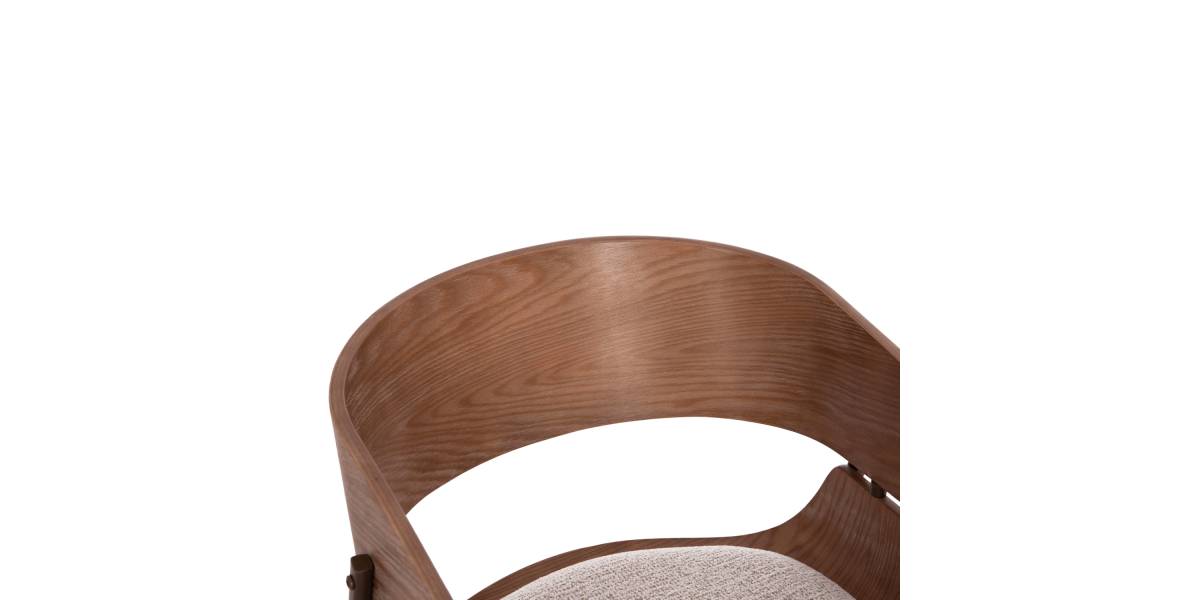 ΠΟΛΥΘΡΟΝΑ KRILL HM18254.01 PLYWOOD ΣΕ WHITEWASH--ΜΕΤΑΛΛΟ ΣΕ ΧΑΛΚΙΝΟ 55,5x55x72Υεκ.