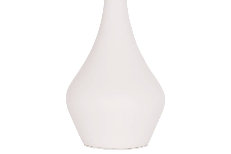 ΕΠΙΤΡΑΠΕΖΙΟ ΔΙΑΚΟΣΜΗΤΙΚΟ ΒΑΖΟ DENI HM4663.02S FIBER CEMENT ΣΕ ΛΕΥΚΟ--Φ15x27Υεκ.