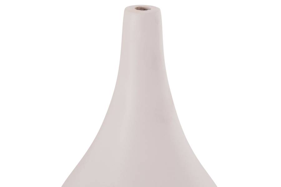 ΕΠΙΤΡΑΠΕΖΙΟ ΔΙΑΚΟΣΜΗΤΙΚΟ ΒΑΖΟ DENI HM4663.02S FIBER CEMENT ΣΕ ΛΕΥΚΟ--Φ15x27Υεκ.