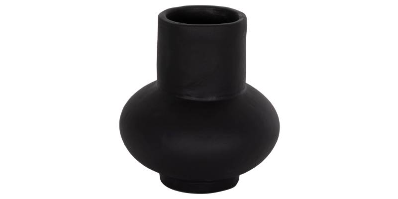 ΕΠΙΤΡΑΠΕΖΙΟ ΔΙΑΚΟΣΜΗΤΙΚΟ ΒΑΖΟ LEMA HM4664.01S ΤΕΡΑΚΟΤΑ ΣΕ ΜΑΥΡΟ--Φ22x22Υεκ.