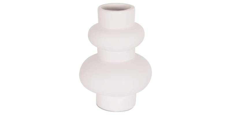 ΕΠΙΤΡΑΠΕΖΙΟ ΔΙΑΚΟΣΜΗΤΙΚΟ ΒΑΖΟ LEMA HM4664.02M ΤΕΡΑΚΟΤΑ ΣΕ ΛΕΥΚΟ--Φ22x29Υεκ.