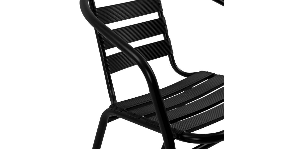 ΣΕΤ ΤΡΑΠΕΖΑΡΙΑΣ 5ΤΜΧ ADAM HM21220 ΚΑΡΕΚΛΕΣ ΜΕΤΑΛΛΙΚΕΣ & ΤΡΑΠΕΖΙ 110x60 ΜΑΥΡΟ