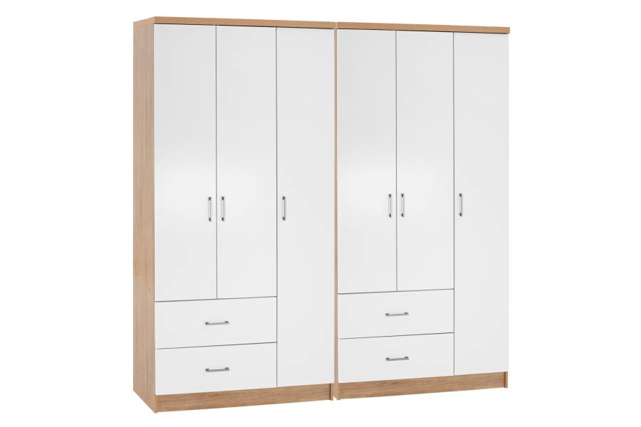 ΝΤΟΥΛΑΠΑ 6ΦΥΛΛΗ CAESAR HM21236.02 ΜΕΛΑΜΙΝΗ SONAMA & ΛΕΥΚΟ 180x42,5Χ181Υεκ.