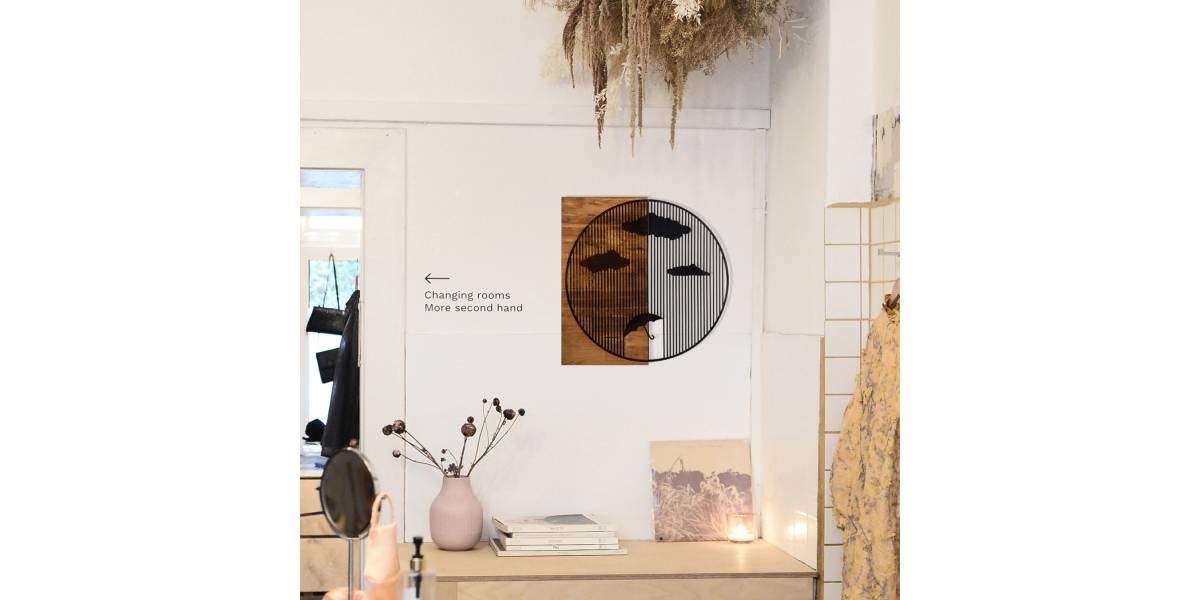 ΔΙΑΚΟΣΜΗΤΙΚΟ ΤΟΙΧΟΥ HM4808-ΦΥΛΛΑ ΜΕΤΑΛΛΟΥ ΜΑΥΡΑ-ΞΥΛΟ 58x3(βάθος)x58Υεκ.