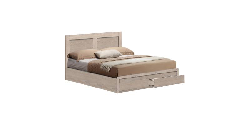ΚΡΕΒΑΤΙ CAPRI HM665.02 ΜΕ 2 ΣΥΡΤΑΡΙΑ ΜΕΛΑΜΙΝΗ SONAMA ΓΙΑ ΣΤΡΩΜΑ 120x200εκ.