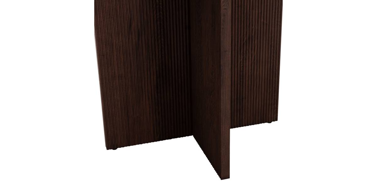 ΤΡΑΠΕΖΙ ΤΡΑΠΕΖΑΡΙΑΣ ΣΤΡΟΓΓΥΛΟ SKY HM18331 ΚΕΡΑΜΙΚΟ TOP ΟΨΗ ΤΡΑΒΕΡΤΙΝΑΣ Φ120x76Υεκ