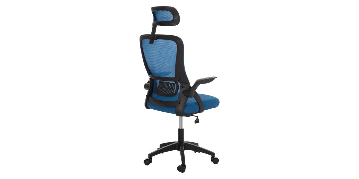 ΚΑΡΕΚΛΑ ΓΡΑΦΕΙΟΥ BLAZER HM1205.03 ΜΠΛΕ MESH-ΜΑΥΡΟΣ ΣΚΕΛΕΤΟΣ 60x58x110-130Υεκ.