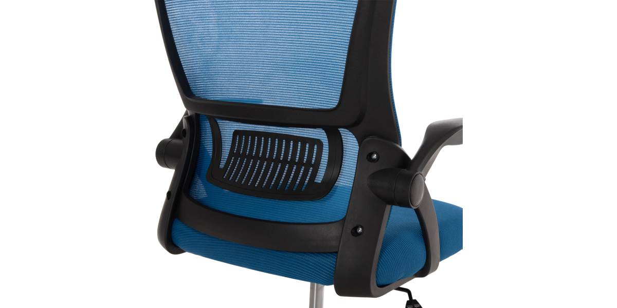 ΚΑΡΕΚΛΑ ΓΡΑΦΕΙΟΥ BLAZER HM1205.03 ΜΠΛΕ MESH-ΜΑΥΡΟΣ ΣΚΕΛΕΤΟΣ 60x58x110-130Υεκ.