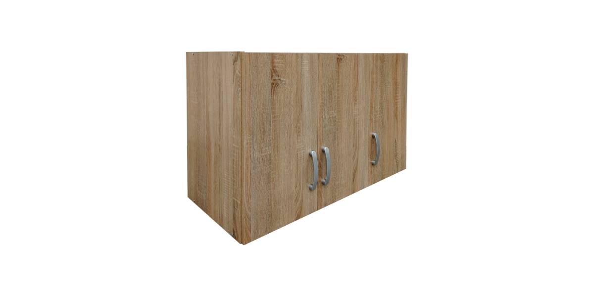 Πατάρι ντουλάπας τρίφυλλο Lego pakoworld σε sonoma απόχρωση 90x41.5x60εκ