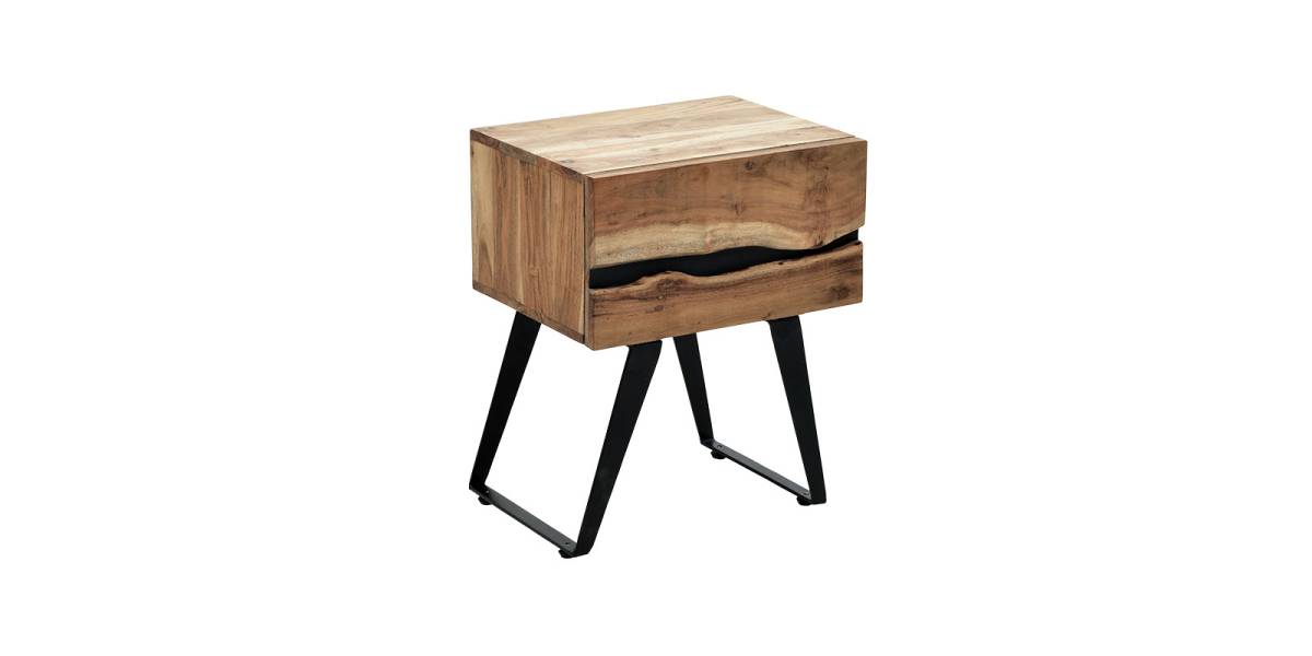 Σετ κρεβατοκάμαρας Imena pakoworld 4τεμ μασίφ ξύλο 160x200εκ