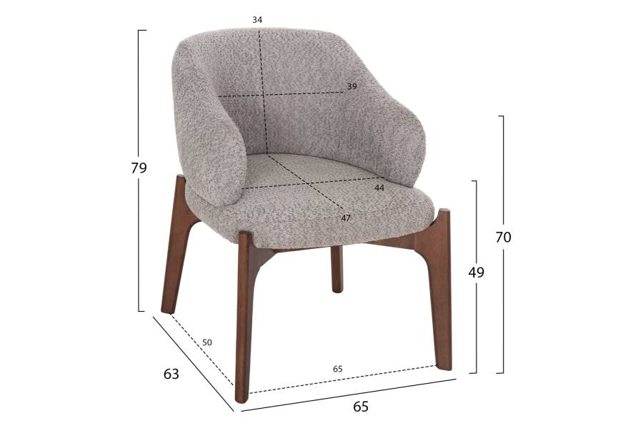 ΣΕΤ ΤΡΑΠΕΖΑΡΙΑΣ 7ΤΜΧ ABAI HM21338.02 ΤΡΑΠΕΖΙ ΑΠΟ MDF--ΚΑΡΕΚΛΕΣ ΜΕ ΜΠΟΥΚΛΕ ΥΦΑΣΜΑ