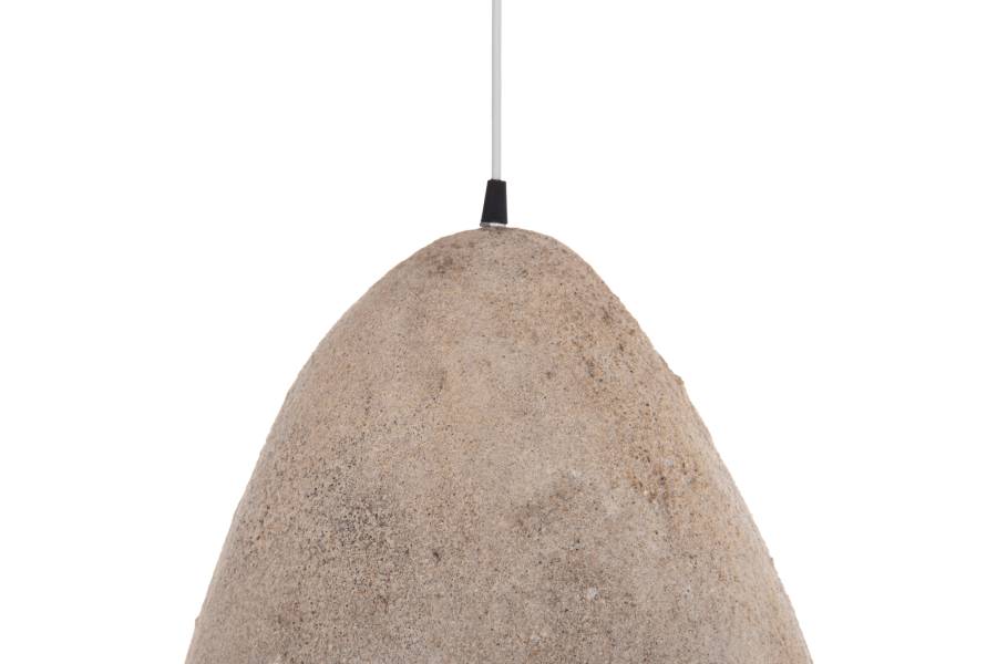 ΦΩΤΙΣΤΙΚΟ ΟΡΟΦΗΣ ΜΕ ΟΨΗ ΠΕΤΡΑΣ STONER (S) HM4417 ΣΚΟΥΡΟ ΜΠΕΖ 37x30x45Υεκ.