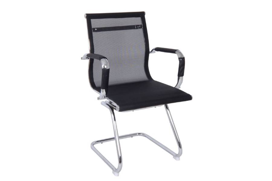 BF3200V Πολυθρόνα Γραφείου Επισκέπτη - Mesh Μαύρο