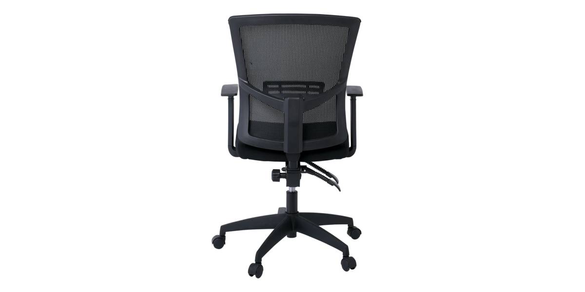 BF2910 Πολυθρόνα Γραφείου Μαύρο Mesh - Ύφασμα Μαύρο