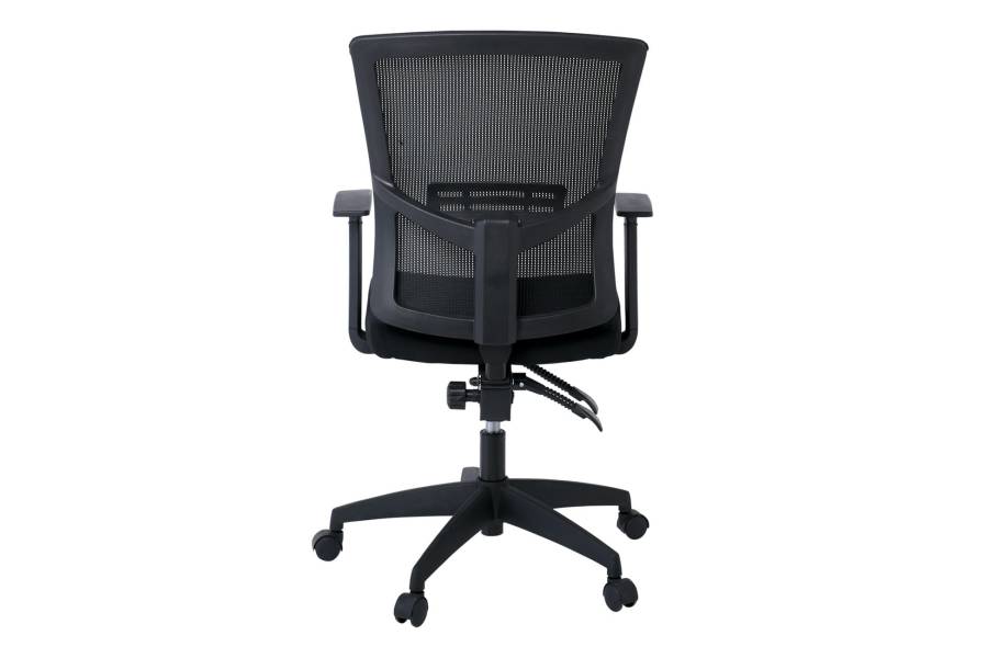 BF2910 Πολυθρόνα Γραφείου Μαύρο Mesh - Ύφασμα Μαύρο