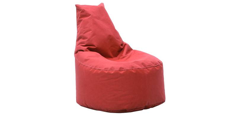 Πουφ πολυθρόνα Norm PRO pakoworld υφασμάτινο αδιάβροχο κόκκινο