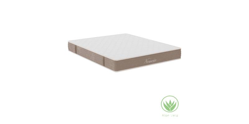 Στρώμα Nemesis pakoworld pocket spring roll pack διπλής όψης aloe vera 20-22cm 150x200εκ