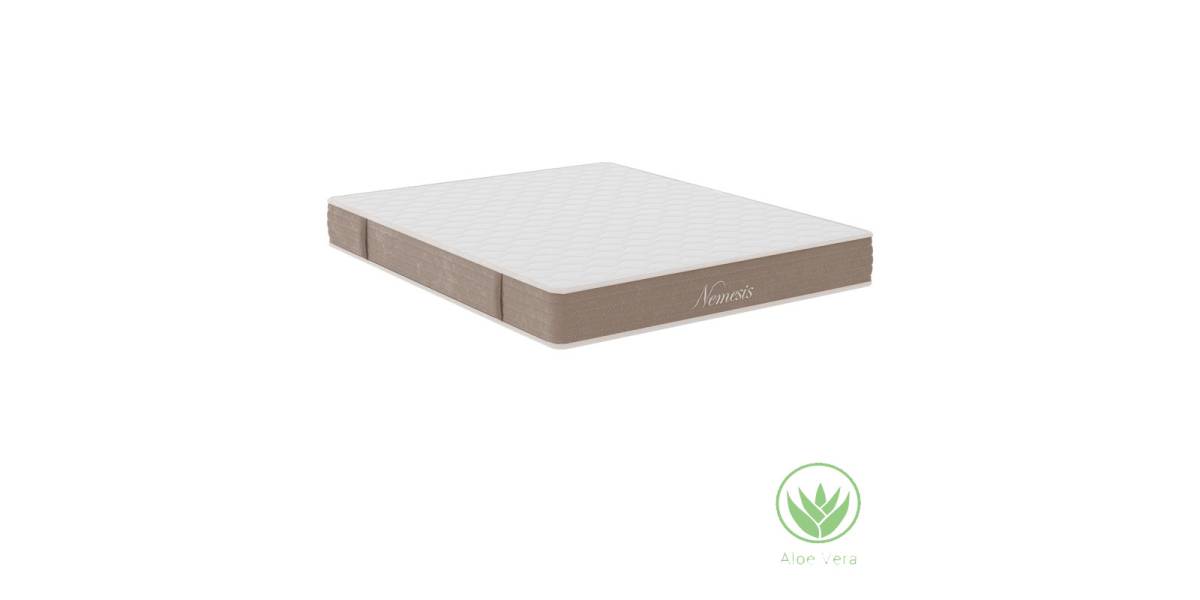 Στρώμα Nemesis pakoworld pocket spring roll pack διπλής όψης aloe vera 20-22cm 160x200εκ