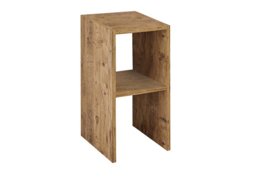 Κομοδίνο Deseo pakoworld σε oak απόχρωση 30x30x60εκ