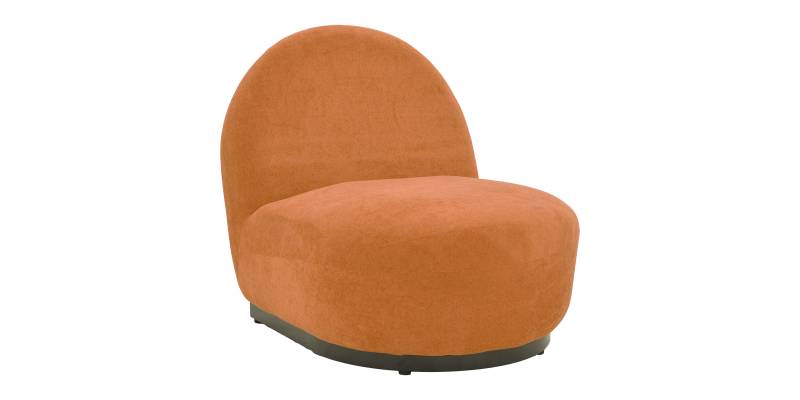 Πολυθρόνα Zenny pakoworld υφασμα terracotta 64x85x68εκ