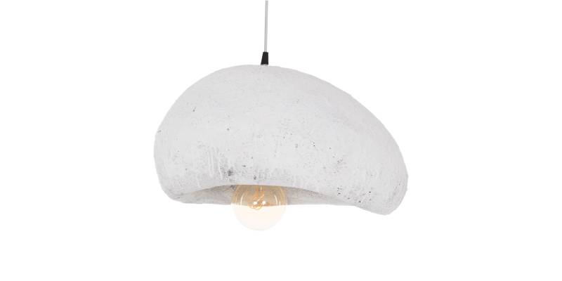 ΦΩΤΙΣΤΙΚΟ ΟΡΟΦΗΣ ΜΕ ΟΨΗ ΠΕΤΡΑΣ STONER (L) HM4419.02 ΛΕΥΚΟ 73x55x40Υεκ.