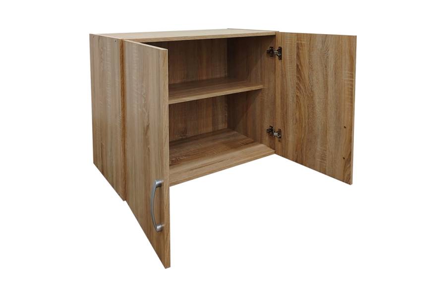 Πατάρι ντουλάπας δίφυλλο Athos pakoworld σε sonoma απόχρωση 80x42x60εκ