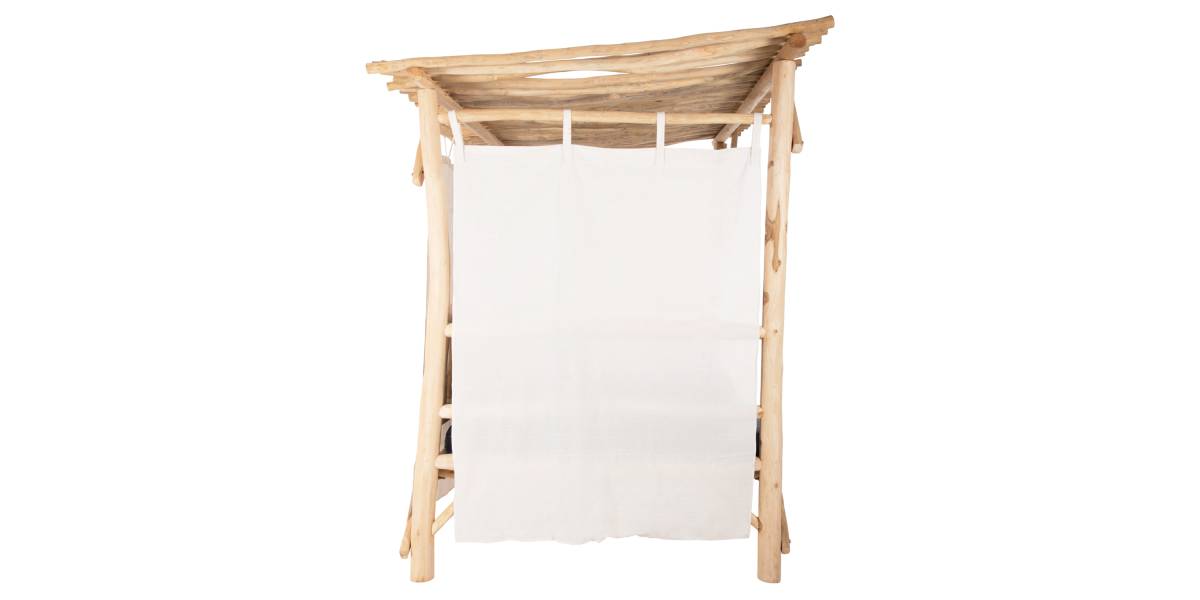 ΚΑΝΑΠΕΣ ΕΞΩΤ. ΧΩΡΟΥ ΜΕ ΣΚΙΑΣΤΡΟ & ΚΟΥΡΤΙΝΕΣ ALKIOR HM6110 ΚΛΑΔΙΑ TEAK-ΜΠΛΕ ΜΑΞΙΛΑΡΙΑ