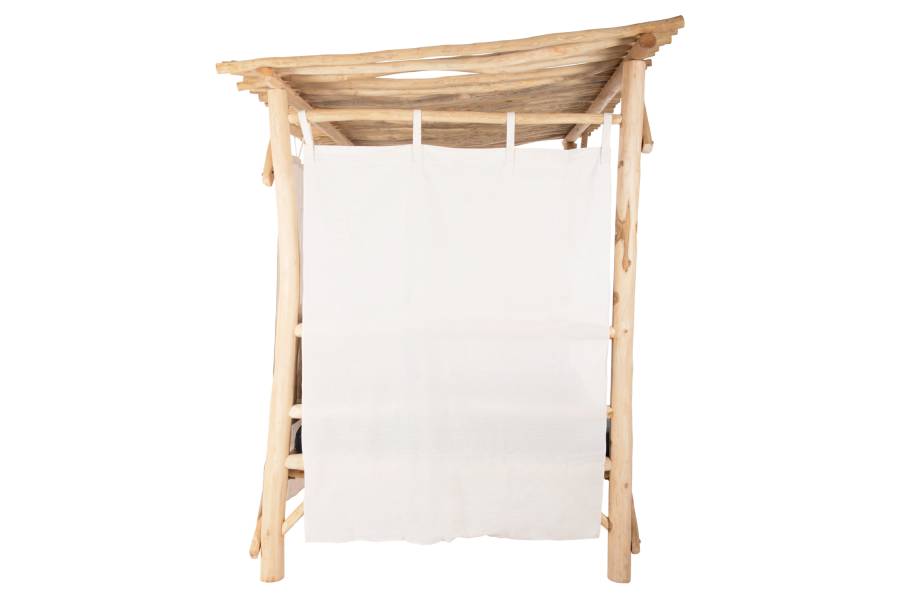 ΚΑΝΑΠΕΣ ΕΞΩΤ. ΧΩΡΟΥ ΜΕ ΣΚΙΑΣΤΡΟ & ΚΟΥΡΤΙΝΕΣ ALKIOR HM6110 ΚΛΑΔΙΑ TEAK-ΜΠΛΕ ΜΑΞΙΛΑΡΙΑ