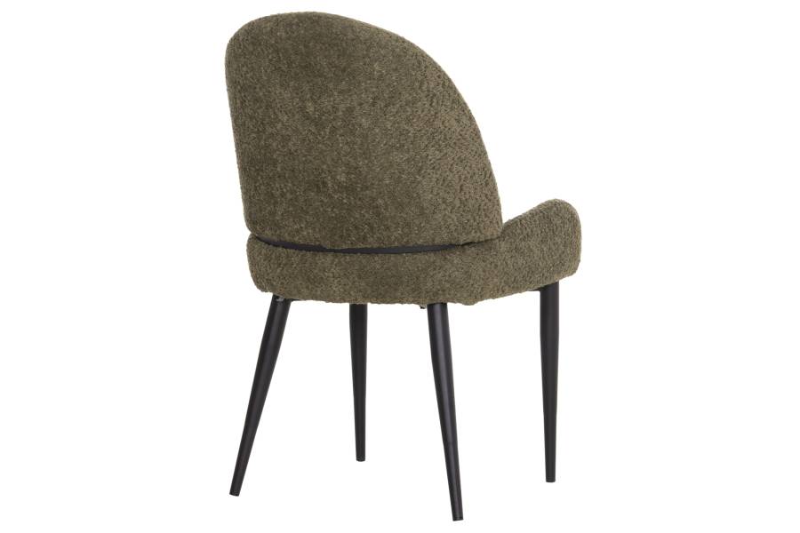 ΚΑΡΕΚΛΑ SARKY HM8585.13 ΥΦΑΣΜΑ ΜΠΟΥΚΛΕ ΠΡΑΣΙΝΟ ΜΕ ΜΕΤΑΛΛΙΚΑ ΠΟΔΙΑ 56x64x88Yεκ.