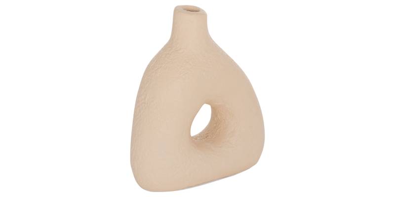 ΕΠΙΤΡΑΠΕΖΙΟ ΔΙΑΚΟΣΜΗΤΙΚΟ ΒΑΖΟ DECANT HM4667.02Μ ΤΕΡΑΚΟΤΑ ΣΕ ΚΡΕΜ--17x6.5x20Υεκ.