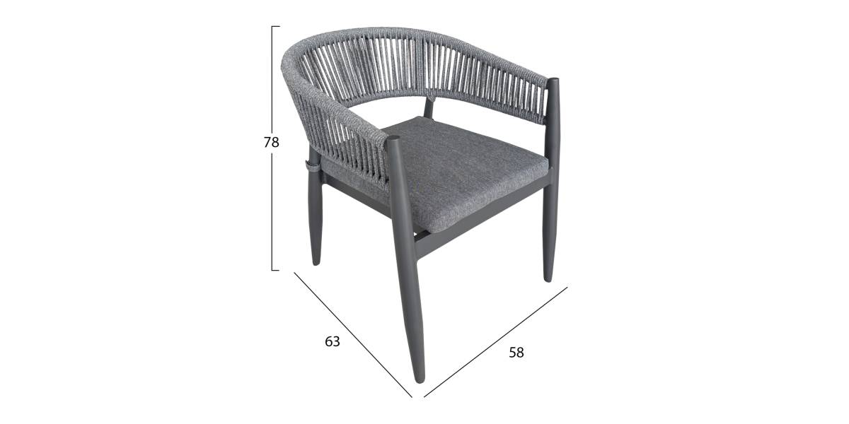 ΠΟΛΥΘΡΟΝΑ ΑΛΟΥΜΙΝΙΟΥ LISTON HM6646.01 ΣΧΟΙΝΙ-OLEFIN--ΑΝΘΡΑΚΙ 58x63x78Υεκ