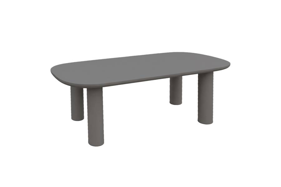 ΤΡΑΠΕΖΙ ΤΡΑΠΕΖΑΡΙΑΣ KIORA HM6597.01 ΓΚΡΙ FIBER CEMENT 200x100x75Υεκ