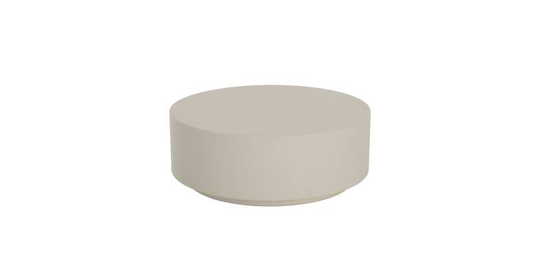 ΤΡΑΠΕΖΙ ΜΕΣΗΣ ΣΤΡΟΓΓΥΛΟ KYOKO HM6579.02 ΜΠΕΖ FIBER CEMENT Φ90x34Υεκ.