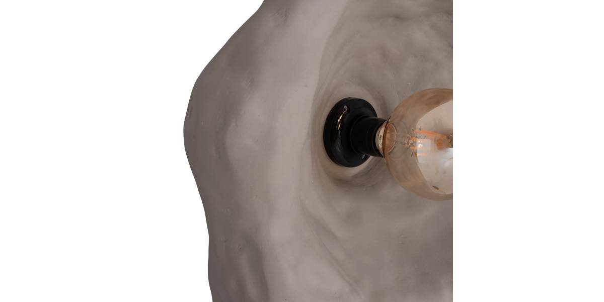 ΕΠΙΤΟΙΧΙΟ ΦΩΤΙΣΤΙΚΟ LUXON HM4701.03L FIBER CEMENT ΣΕ ΓΚΡΙ 44x15x42Υεκ.