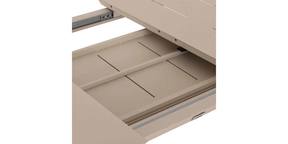 ΤΡΑΠΕΖΙ ΕΠΕΚΤΕΙΝΟΜΕΝΟ SYMPO HM6415.05 ΜΠΕΖ ΑΛΟΥΜΙΝΙΟ 220-300x100x75Υεκ