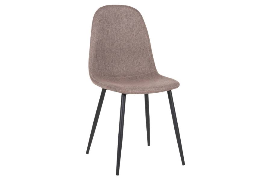 ΚΑΡΕΚΛΑ LEONARDO HM00100.28 ΥΦΑΣΜΑ ΣΚΟΥΡΟ ΜΠΕΖ & ΜΑΥΡΑ ΜΕΤΑΛ. ΠΟΔΙΑ 42x49,5x89Υεκ.