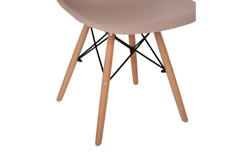 ΣΕΤ ΤΡΑΠΕΖΑΡΙΑΣ 3ΤΜΧ TWIST HM21370 ΣΤΡΟΓΓΥΛΟ ΤΡΑΠΕΖΙ Φ60 & 2 ΚΑΡΕΚΛΕΣ ΣΕ ΚΑΠΟΥΤΣΙΝΟ