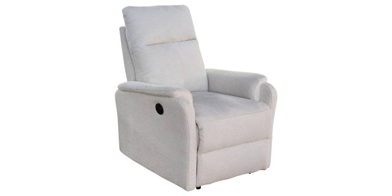 ΠΟΛΥΘΡΟΝΑ RELAX ΜΕ ΗΛΕΚΤΡΙΚΗ ΑΝΑΚΛΙΣΗ SYNTHIA HM3309.01 ΜΠΕΖ ΥΦΑΣΜΑ 75x87x102Yεκ