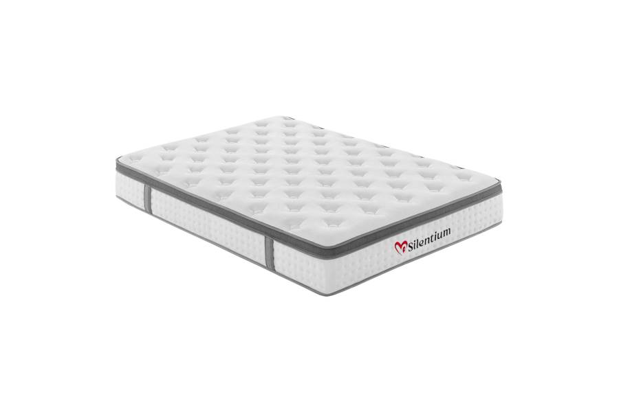 ΣΤΡΩΜΑ ΔΙΠΛΟ SILENTIUM HM749.05 POCKET SPRINGS--ΛΕΥΚΟ 150x200x30Υεκ.