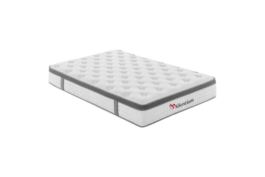 ΣΤΡΩΜΑ ΔΙΠΛΟ SILENTIUM HM749.04 POCKET SPRINGS--ΛΕΥΚΟ 140x200x30Υεκ.