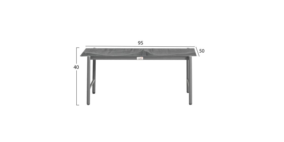 ΣΕΤ ΣΑΛΟΝΙ ΕΞ.ΧΩΡΟΥ 4 ΘΕΣΕΩΝ DEANDRA HM6507.01 ΜΕΤΑΛΛΟ & ΜΑΞΙΛΑΡΙΑ ΣΕ ΓΚΡΙ